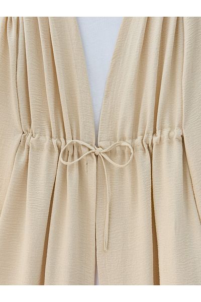 Modamorfo Tunnel Lace Ayrobin Kimono Suit -Beige
