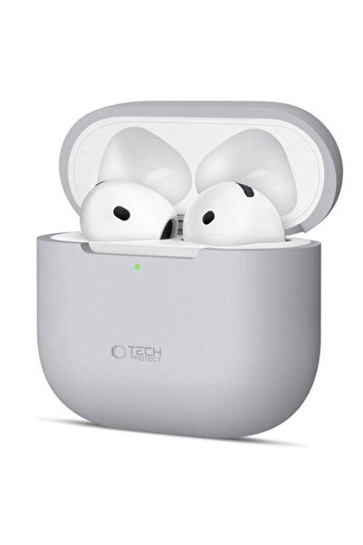 Tech-Protect Husa Silicone pentru Apple AirPods 4, Gri