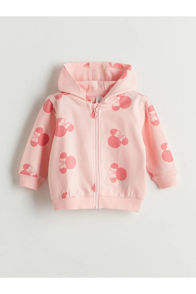 LC Waikiki LCW babyPembe Minnie Mouse Baskılı Kız Bebek Takım 3'lü