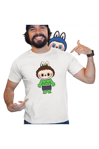 OEM Men's T-Shirt Labubu Hulk