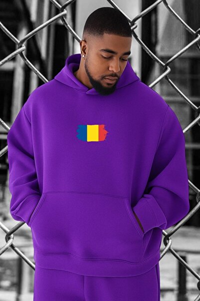 BENROMA Romania Printed Oversized Sweatshirt