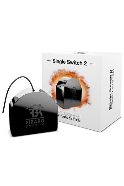 Fibaro Απλός διακόπτης 2 FGS-213 ZW5 (Μαύρο)