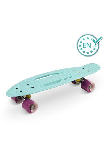Qkids Skateboard copii Galaxy Light Blue, 55.5 cm
