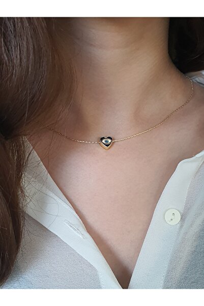 Other Kadın nazar boncuklu kolye çelik trend