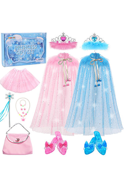 OEM Costum de prințesă Elsa cu accesorii 3-6 ani