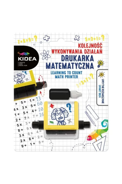 Kidea Stamp for learning mathematics, Kidea, Plastic, operation order, 120 x 150 mm