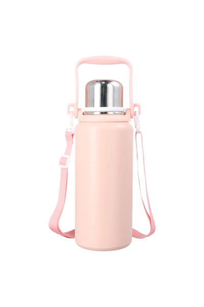 OEM Termos din oțel inoxidabil de 1,2 l, etanș, pentru băuturi calde, cu mâne...