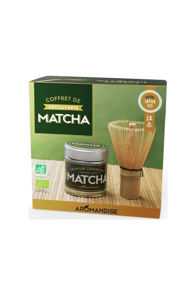 Aromandise Set pentru ceai matcha ceremonial, 30 g,