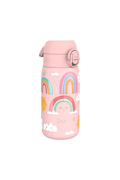 Ion8 Sticlă de apă din oțel inoxidabil pentru copii, 400 ml, curcubee -