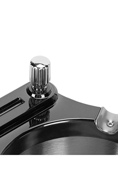 Eşya Dünyası Shiny Retro Metal Ashtray – Multi-Purpose Desktop Organizer with Lighter