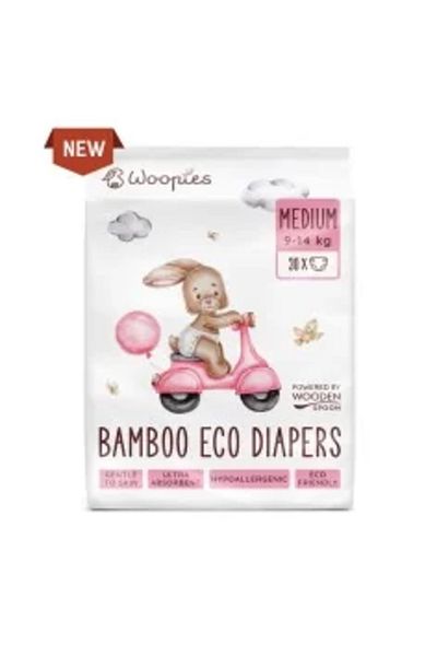 Wooden Spoon Diapers with Bamboo Fibers Mini (3-8 kg), 36 pcs, Wooden Spoon