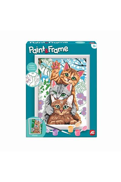 As Games Set Paint & Frame - Funny Cats