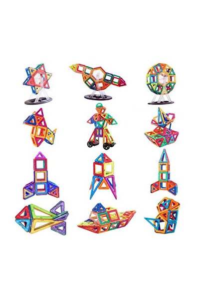 COOYA 136- Piece Magnetic Building Blocks for Toddlers & Kids Set 136 3+ Years