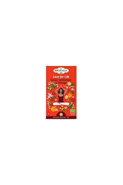 Shotimaa Echilibrează-ți ziua - Ceai Love for Life - Cacao, Cardamom și Portocală 16 pliculețe