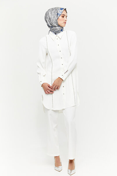 Setrms Sıra İnci Taşlı Tunik