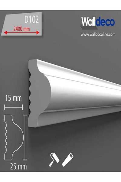 Q HOME DESİGN Brau duropolymer D-102 2400x25x15 mm