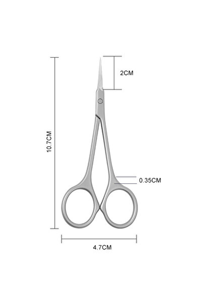 Choice3 مقص أظافر فضي من الفولاذ المقاوم للصدأ لإزالة الجلد الميت من أجل فن ا...
