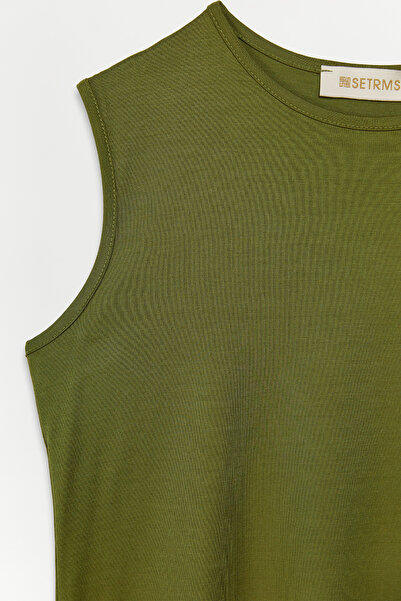 Setrms Sıfır Kollu Penye Bluz