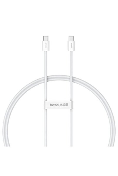 Baseus Data Cable Superior, Fast Charging, USB Type-C to USB Type-C 30W, 1m, White