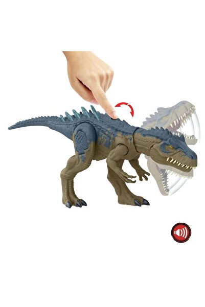 mattel Jurassic World Dinosaur Figure - Allosaurus (Green/Blue)