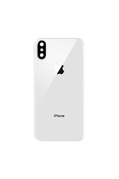 Genel Markalar Uyumlu İphone Xs Max Uyumlu Arka Kapak Kamera Camlı - Beyaz