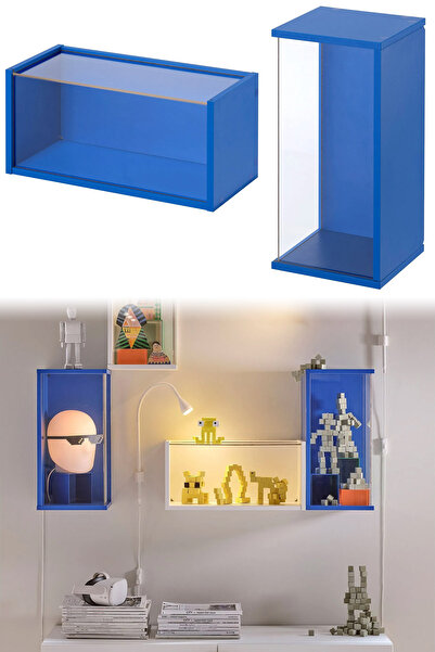 Binbirreyon Sergi Dolabı Vitrin Duvara Asılabilir Yatay ve Dikey Kullanımlı 2...