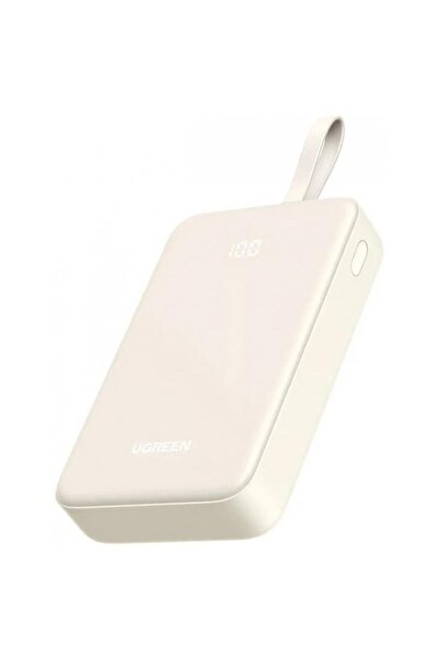 Ugreen PB521 External Battery, 20000mAh, 30W, QC + PD, 1 x USB-A - 2 x USB-C (White)