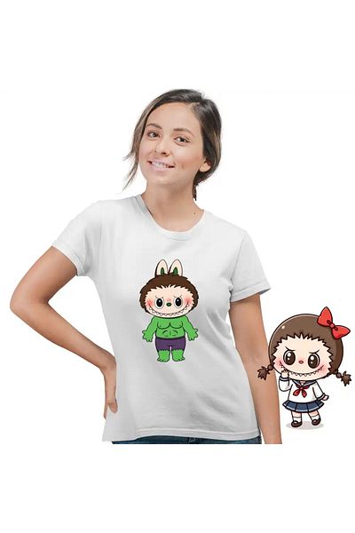 OEM Women's T-shirt Labubu Hulk