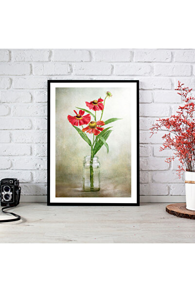 woodsia Εικόνα αφίσας από ξύλο MDF με εμφάνιση μονοκόμματου πλαισίου FWMD TEK0117