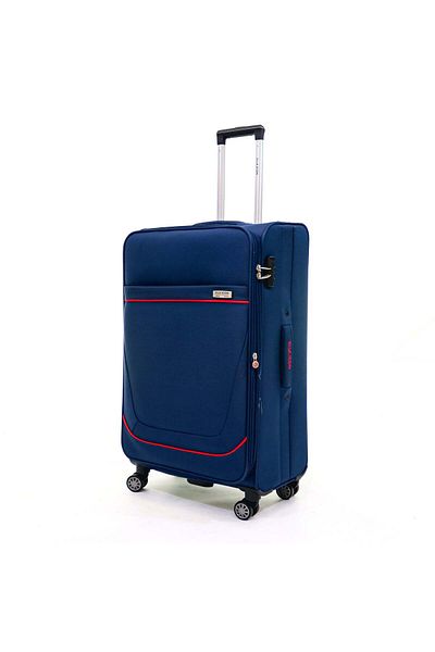 Ella Icon Petra Textile Trolley Navy Blue 79x46x30 cm