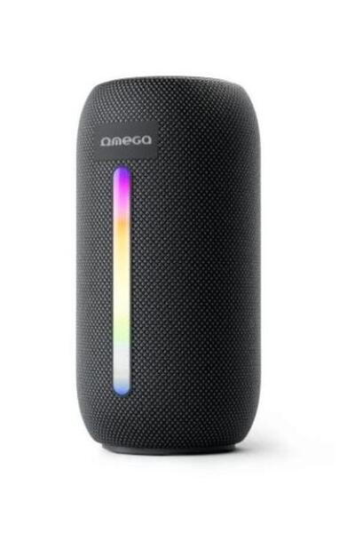 Omega Boxă portabilă OGQ156, Bluetooth, 10 W RMS, RGB (negru)