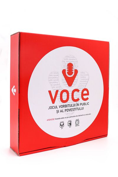 OEM Board game Voice, Public speaking and storytelling game, Red, 12 years old