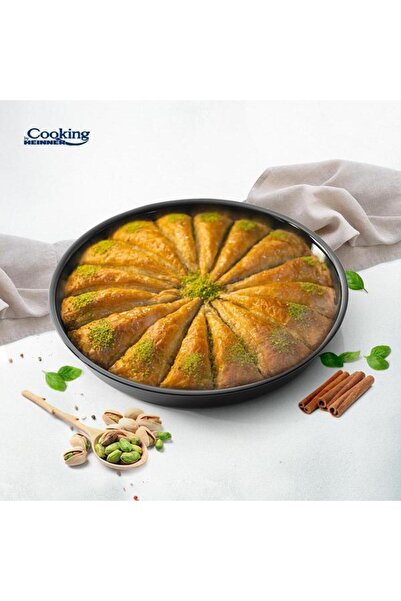 Heinner Tava emailata rotunda HR-NR-R40, 40 x 4,5 CM (černá)