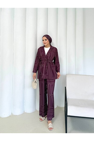 Melike Tatar Σετ με σχέδια με γραμμές 32-2386