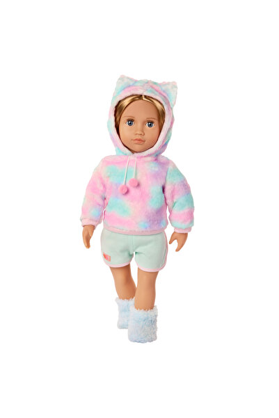 Our Generation Doll With Cat Pajama Mandy BD31592Z