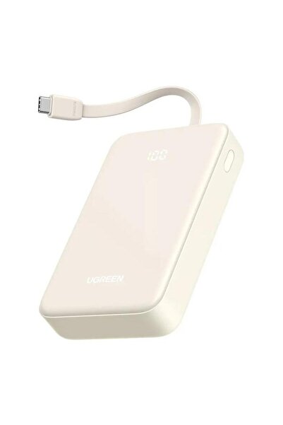 Ugreen PB521 External Battery, 20000mAh, 30W, QC + PD, 1 x USB-A - 2 x USB-C (White)