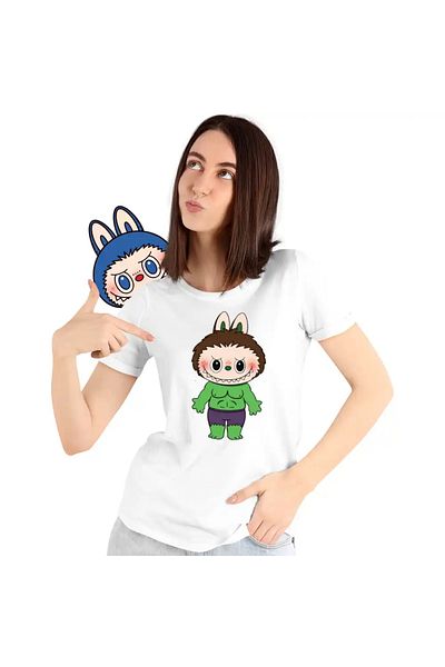 OEM Women's T-shirt Labubu Hulk