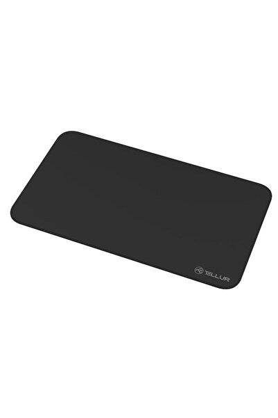 TELLUR Mousepad SmoothClick L, stitched edges, 700x400x3mm (Black)