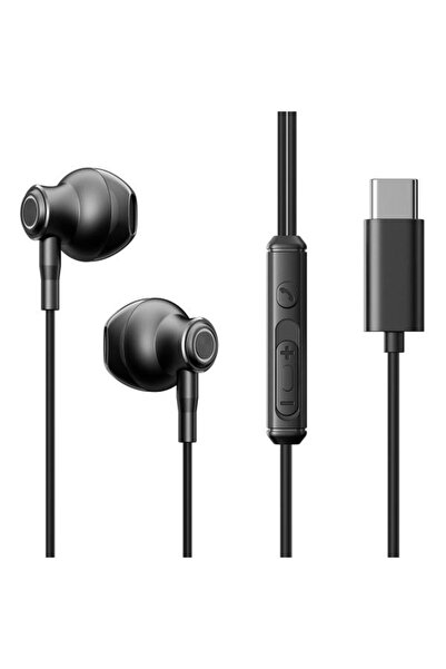 Joyroom Casti Stereo JR-EC07, USB-C, Microfon (Black)