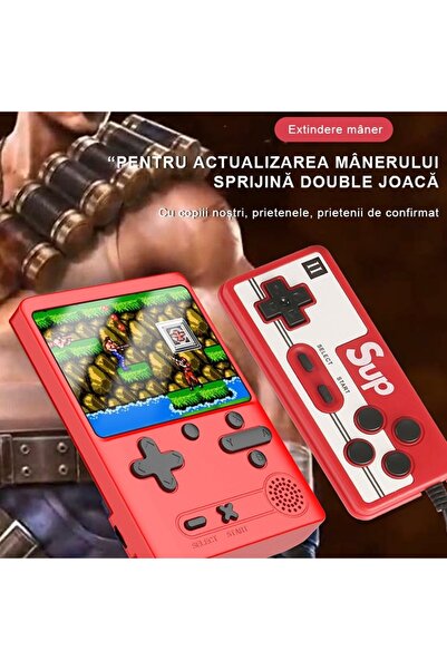 FOXMAG24 Portable console, 500 games, Red