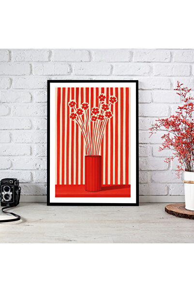 woodsia Tablou cu poster din lemn MDF cu aspect de cadru dintr-o singură buca...