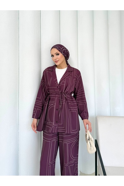 Melike Tatar Σετ με σχέδια με γραμμές 32-2386