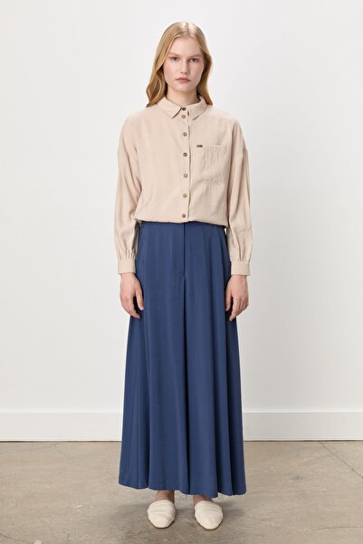 Nihan Modal Pantolon Etek İndigo