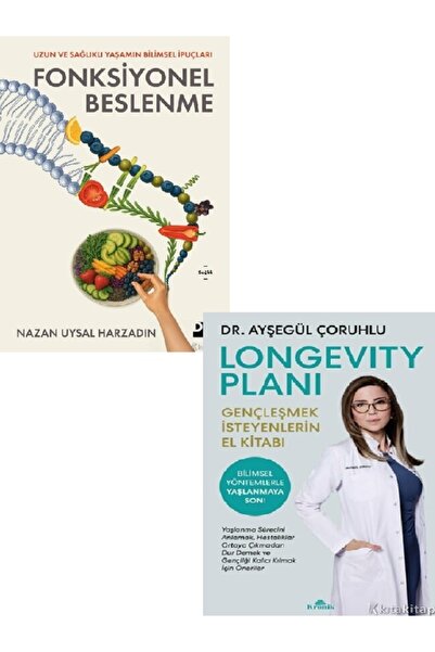 Kronik Kitap Fonksiyonel Beslenme-Longevity Planı-Nazan Uysal Harzadın 2 KİTAP