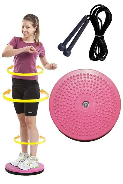 Dönen Disk Ve Atlama İpi Spor Seti, Bel İnceltici Ve Kondisyon Artırıcı Araçlar