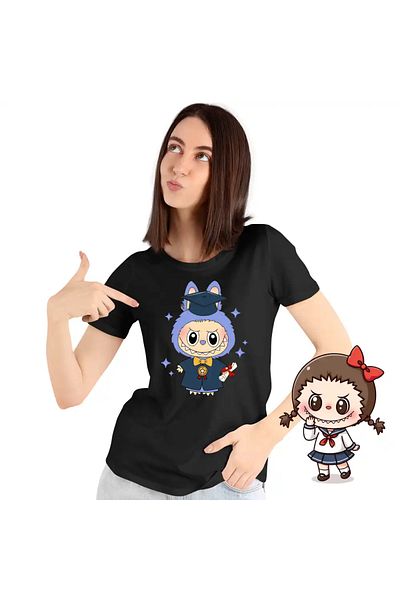 OEM Women's T-shirt Labubu Graduation