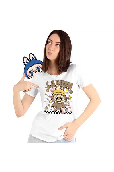 OEM Women's T-shirt Labubu Nerd Power