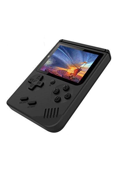FOXMAG24 tetris game, 400 games, retro, portable console, black