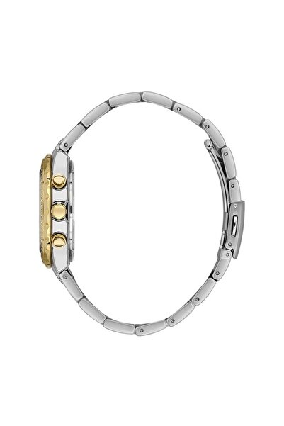 Daniel Klein Dke.1.10893-4 Stone Design Metal Cord Metal Case 3 Atm Water Resistant Metallic-Gold