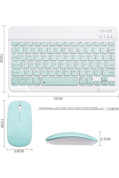 Shopi Ultra-Slim Bluetooth Keyboard and Mouse Combo